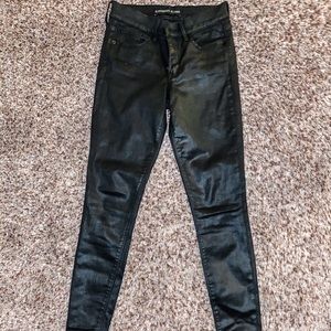 Express Ankle Mid Rise Jeans